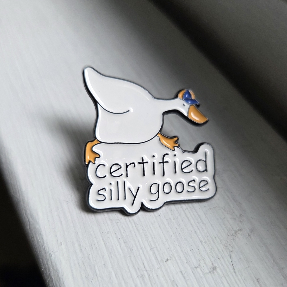 Ceetified Silly Goose Pin